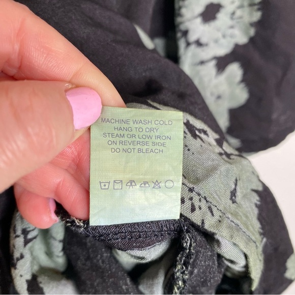 Bel Kazan Tie Ruffle Printed Kaftan O/S - Picture 4 of 9